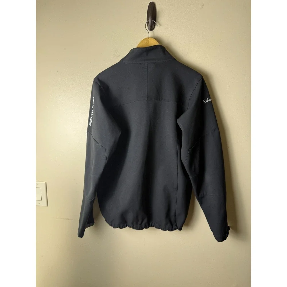 Helly Hansen Paramount Hooded Softshell Jacket Mens M Black Zip Pockets